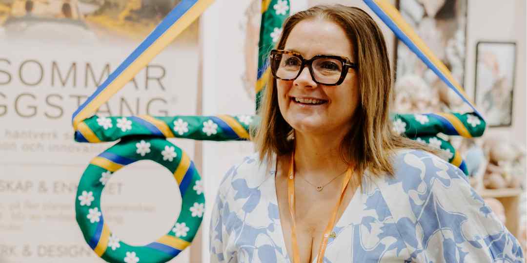 Anna Krantz grundare av Midsommarflaggstång och vinnare av Design talents 2026 i januari